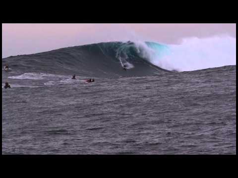 Grant Baker at Cortes - Pacifico Paddle Award Nominee - Billabong XXL Big Wave Awards 2013