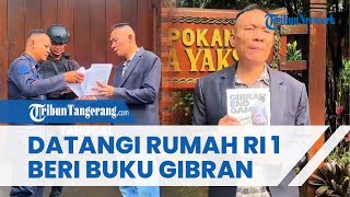 DATANGI RUMAH PRABOWO! Rismon Sianipar Beri Buku 'Gibran End Game' hingga Tantang Presiden
