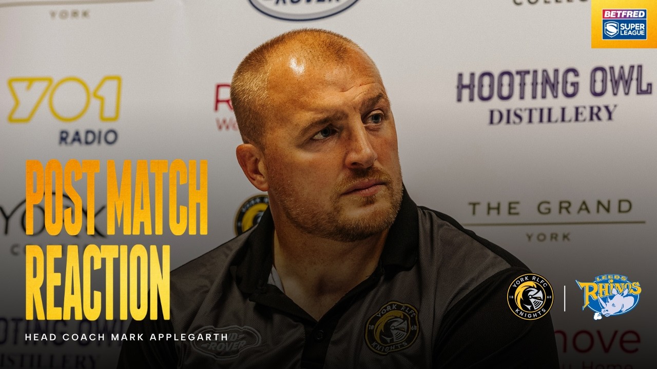 "there’s One Thing I’ll Never Stomach & That’s Quitting” | Reaction Mark Applegarth | Rhinos | Rd 24