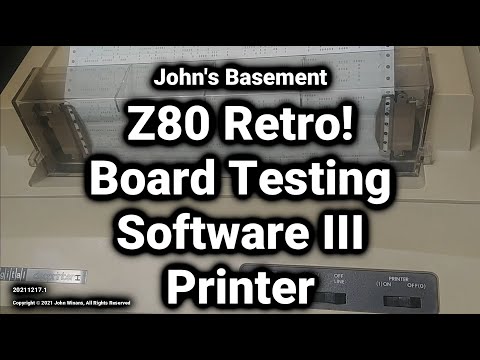 Z80 Retro #13 - Board Testing Pt. III (Printer Port)