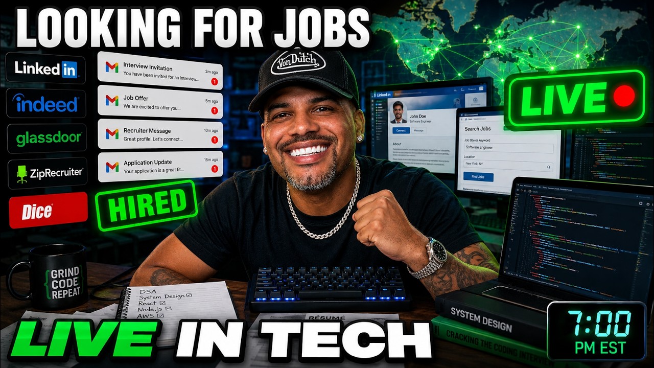 Remote Jobs In Tech Live + Q&A about career