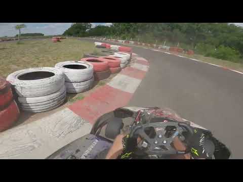 Téglás Gokart GP #4 - "A" Döntő Fellocsolt Pályán - Bodnár Bence