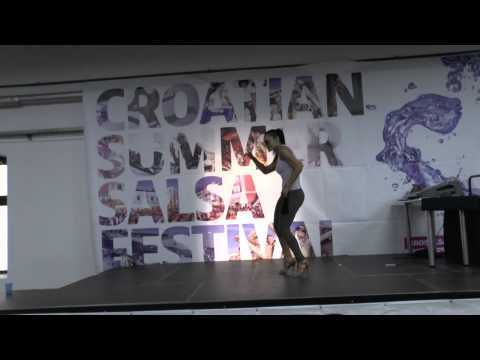 Festival salsa de Croatie 2015 - Démo de Barbara Jimenez - www.salsa-guide.fr