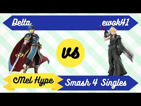 Mel Hype 2.6 - Smash 4 Singles - Delta (Marth) vs ewok41 (Cloud)