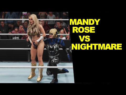 WWE 2K19 Mandy Rose vs Nightmare - Extreme Rules