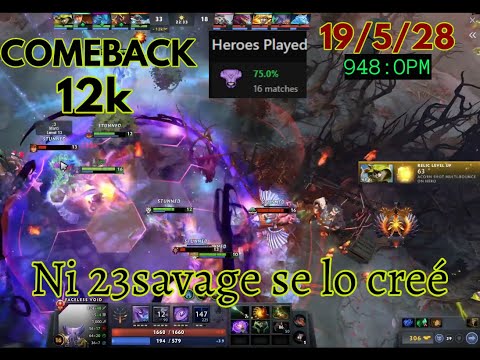 Top 1 SEA 23savage-faceless void-Road 13K mmr??