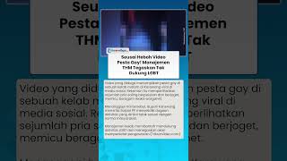 SEUSAI HEBOH VIDEO Pesta Gay! Manajemen THM Karawang Tegaskan Tak Dukung LGBT
