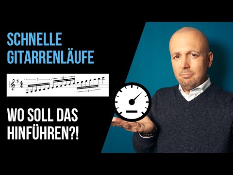 Rocksolo lernen: Schnelle Gitarrenläufe - Wo soll das hinführen?