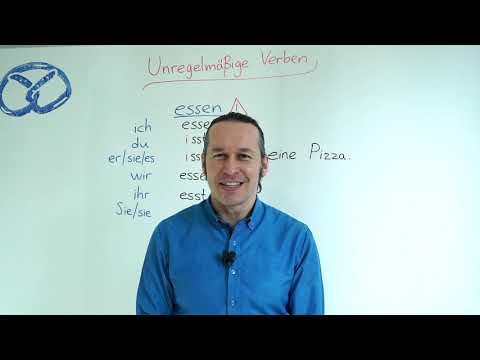 German Basic A1/A2 Lesson - 11 German Irregular Verbs - Unregelmäßige Verben - "essen", "lesen"