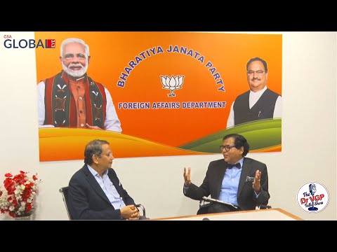 DR. VGP PODCAST 78th EPISODE FEATURES THE ARCHITECT OF BJP's GLOBAL OUTREACH DR. VIJAY CHAUTHAIWALE.