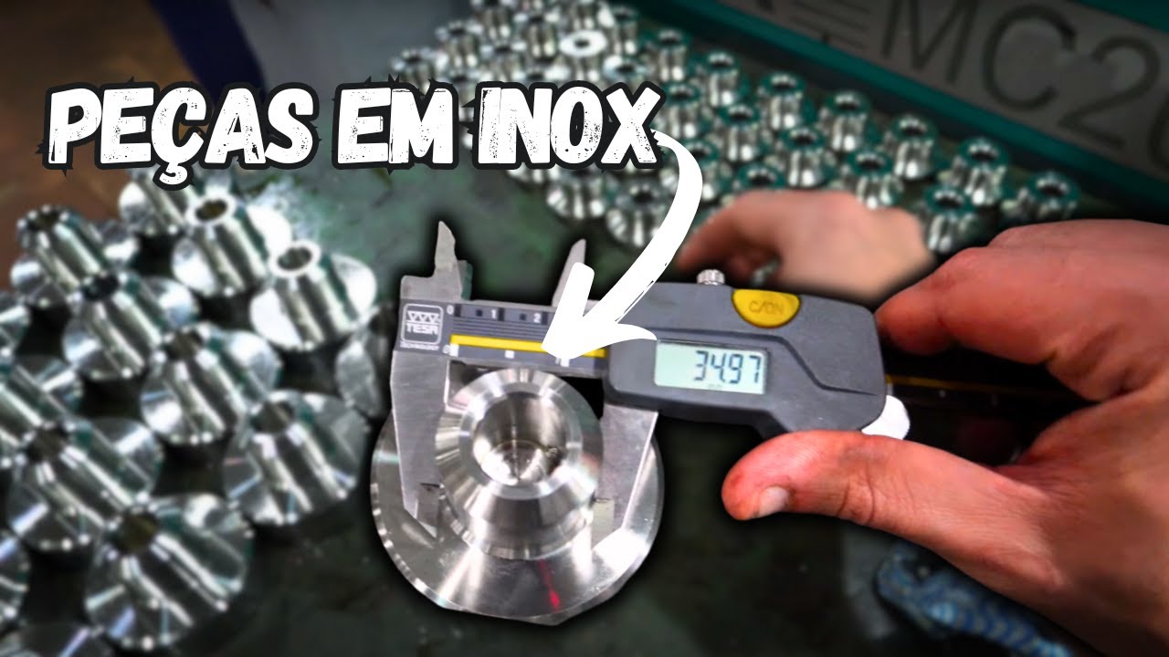 Usinando INOX no Torno Cnc Index!