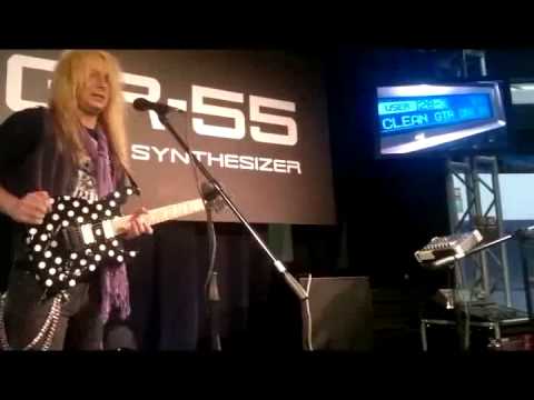 Roland GR-55 guitar synthesizer demo sounds by Robert Marcello