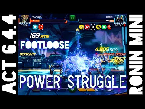 Act 6.4.4 Footloose & Power Struggle Path and Warlock vs Ronin Miniboss