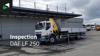 DAF LF 250 4X2 HYVA HB 150 XE3 Crane Kran Automatic Euro 6 Open Laad cami&oacute;n caja abierta | Imagen 4 - Autoline