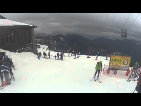 Wjazd Wyciągami i zjazd z Chopok Rotunda 2024m na Jasna 1226m