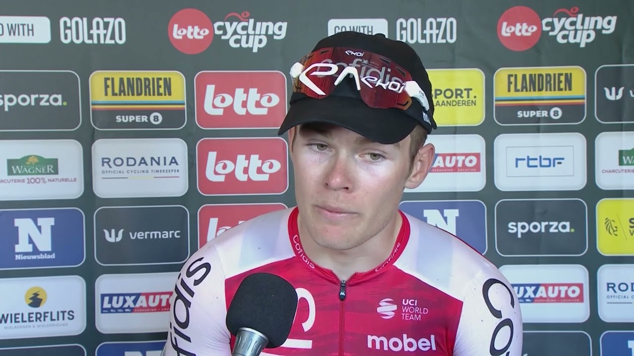 Lotto Cycling Cup 2024 - Circuit Franco-Belge - Interview Axel Zingle