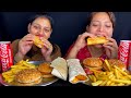 Eating Veg Vs Nonveg Burger Tacco Wrap Roll Fries Coke Zero Suagr Ll Nanad Vs Bhabhi Challenge Ll