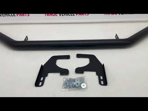 For Ford Ranger 09/2015-2022 Front Bumper City Bar Spoiler Nudge Bull Single Bar Black video