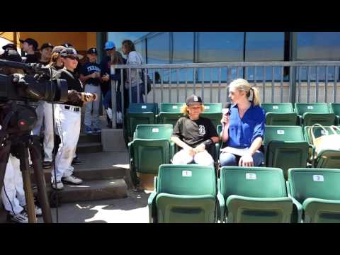 Theo interview for mlb.com at Dual NIT in Mansfield TX