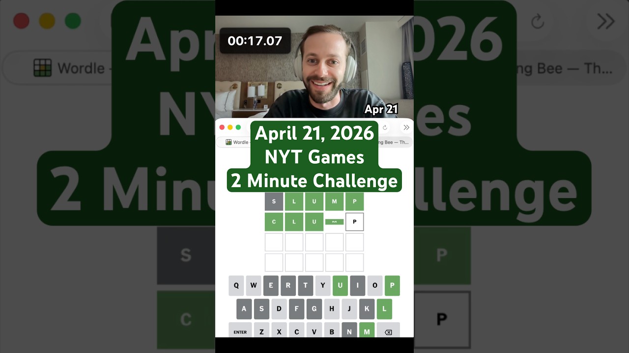 Was it Browick? | NYT Games 2 Minute Challenge April 21, 2026