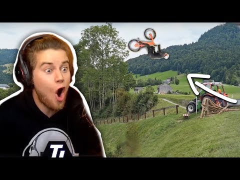 TJ reagiert auf die heftigsten Fahrrad Tricks (Red Bull - Fabio Wibmer)
