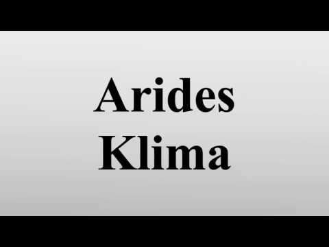 Arides Klima