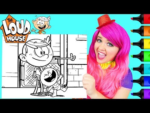Coloring The Loud House Lincoln & Lily Coloring Page Prismacolor Markers | KiMMi THE CLOWN
