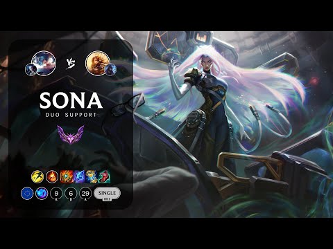 Sona Support vs Leona - EUW Master Patch 13.9