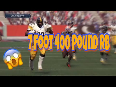 7 Foot , 400 pound RB with 99 Speed