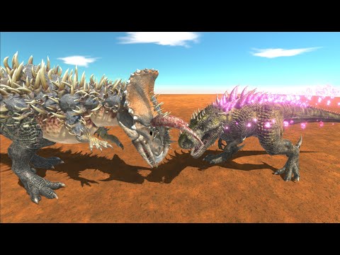 ULTIMASAURUS vs GODZILLA REX - Animal Revolt Battle Simulator