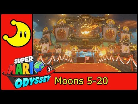 Super Mario Odyssey: Bowser's Kingdom (Power Moons 5-20)