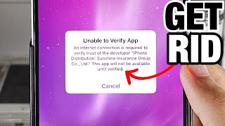 Fix: Unable To Verify App on iPhone iOS 17