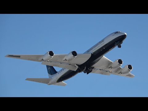 Douglas DC-8-72CF - Landing & Takeoff