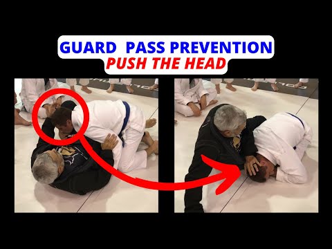 90. Guard Pass Prevention | Push the Head