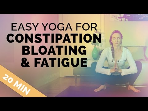 Yoga for Constipation Relief, Cramps and Fatigue | 20 Min Yoga Sequence