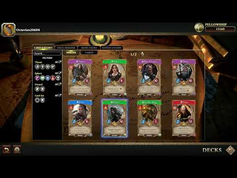 The Lord of The Rings LCG Deck Heroes Cards