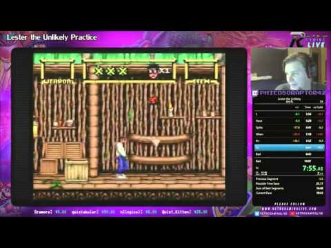 Lester the Unlikely Any% Speedrun - Personal Best 12/15/15 [18:23]