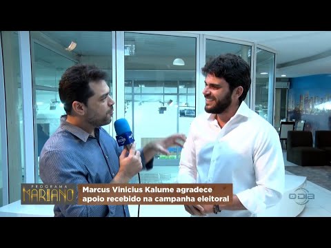 Marcus Vinicius Kalume agradece apoio recebido na campanha eleitoral 08 10 2022