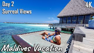 Enjoying Views from Hammock Over the Ocean in Maldives | Hindi Vlog | 4K