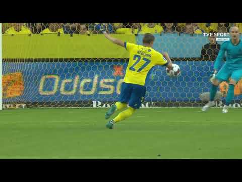 UEFA Conference League. S. Hedlund goal (Brondby 2:0 Pogon)