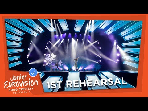 UKRAINE 🇺🇦 - EXCLUSIVE REHEARSAL FOOTAGE - ANASTASIYA BAGINSKA - DON'T STOP - JUNIOR EUROVISION 2017