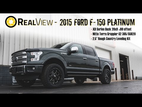 RealView - Leveled 2015 Ford F-150 w/ 20" XD Series Bucks & 33" Nitto Terra Grappler G2s