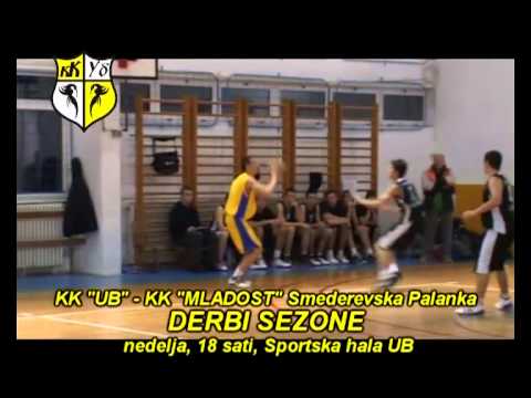 Najava utakmice KK Ub - KK Mladost Smederevska Palanka