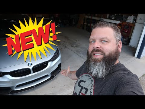 F80 M3 Carbon Fiber Front Splitters and Lip Installation