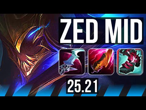 ZED vs AKALI (MID) | 10/1/10, 500+ games, Dominating | NA Master | 25.21