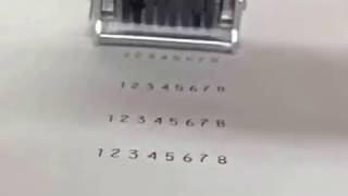 インクパット内蔵連続押印スタンパー動画(数字帯)