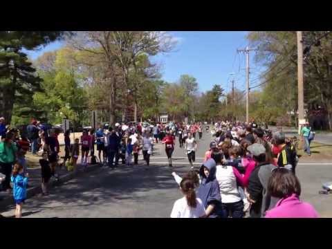 Great Bear Run 2013 Needham, MA - Me Finishing the 5k Race!