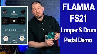 Video thumbnail for Flamma FS21 Looper & Drum Pedal Demonstration by Marc Guitar