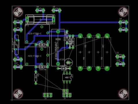 Circuit design in eagle