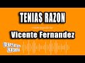 Vicente Fernandez - Tenias Razon (Versión Karaoke)